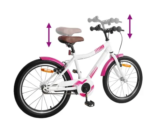 Bērnu Velosipēds 24 Collas No 8 Līdz 12 Gadiem Rozā Vidaxl