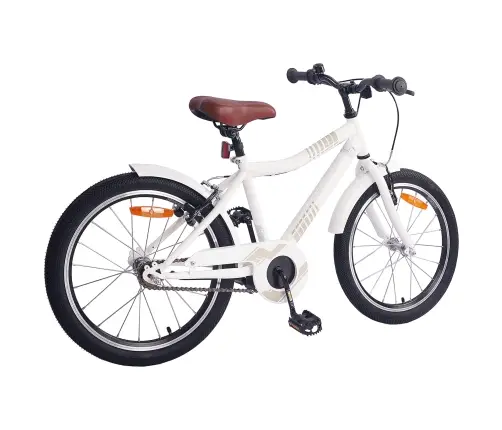 Bērnu Velosipēds 20 Collas 6-11 Gadu Vecumam Balts Vidaxl