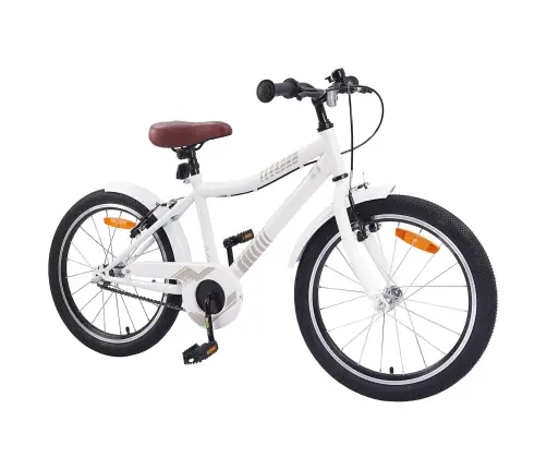 Bērnu Velosipēds 24 Collas No 8 Līdz 12 Gadiem Balts Vidaxl