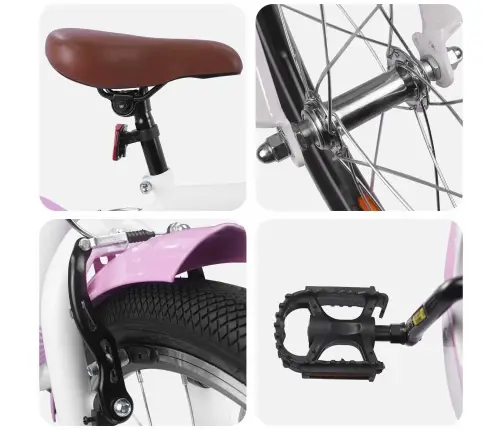 Bērnu Velosipēds 24 Collas No 8 Līdz 12 Gadiem Gaiši Rozā Vidaxl