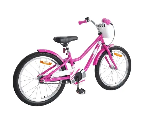 Vaikų Dviratis 20 Colių Skirta 6-11 Metų Vaikams Tamsiai Rožinė
