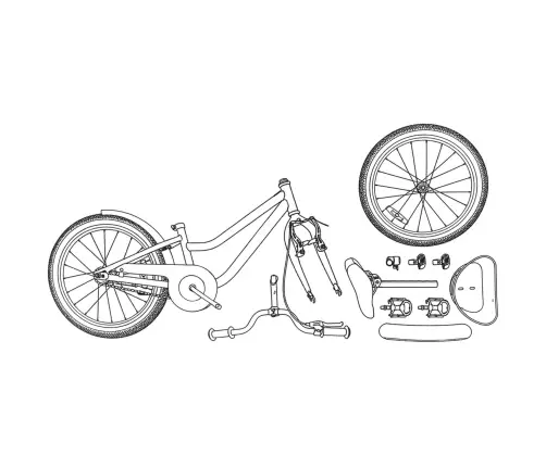 Vaikų Dviratis 20 Colių 6-11 Metų Amžiaus Šviesiai Rožinė