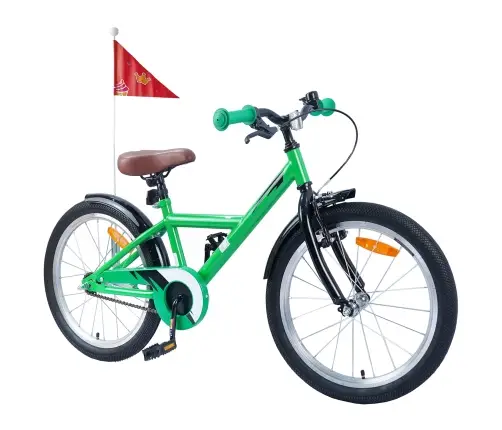 Bērnu Velosipēds 20 Collas 6-11 Gadu Vecumam Zaļa Vidaxl