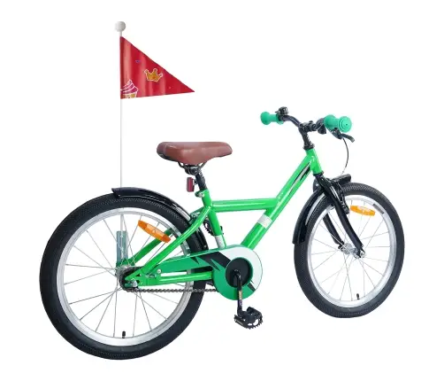 Bērnu Velosipēds 20 Collas 6-11 Gadu Vecumam Zaļa Vidaxl