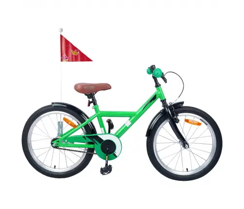 Bērnu Velosipēds 20 Collas 6-11 Gadu Vecumam Zaļa Vidaxl