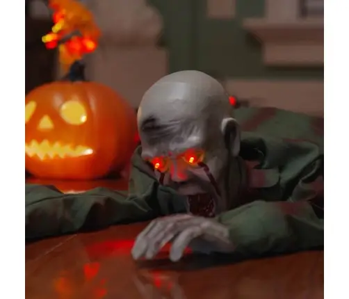 Helovīna Rāpojošs Zombijs Zaļa 112 X 25.5 X 21.5 Cm Poliesters Vidaxl