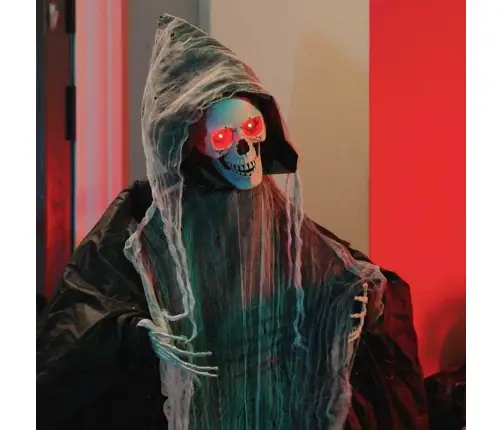 Halloween Grim Reaper Must 60 X 60 X 155 Cm Polüester