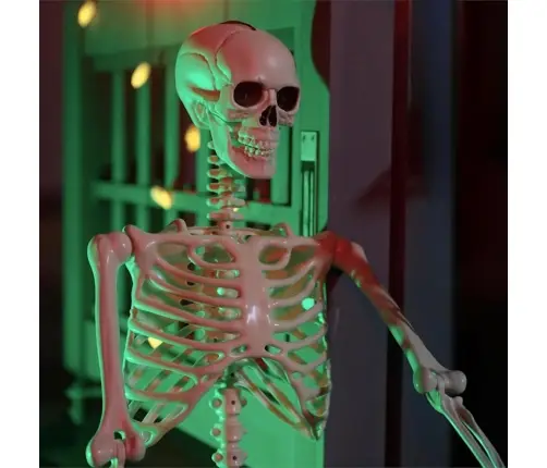 Halloween Skelets Regulējams 2 Pcs Balts 85 Cm Pvc Vidaxl