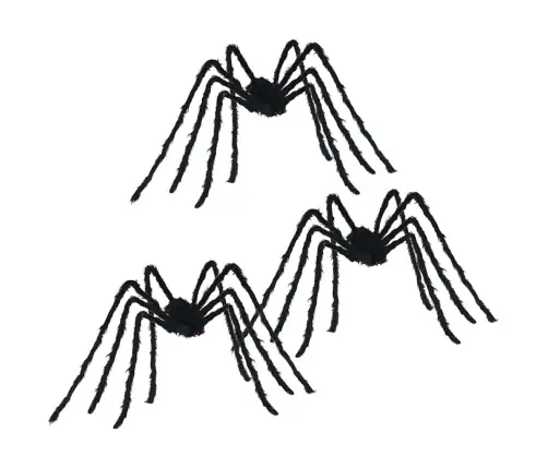 Halloweeni Ämblik Kaunistus 3 Pcs Must 200 Cm