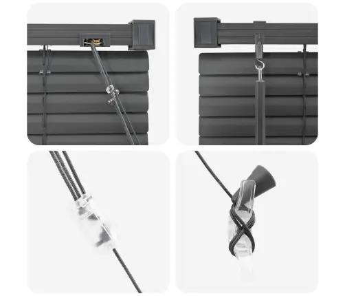 Venecijos Žaliuzės Sidabrinė Pilka 150 X 80 Cm Pvc