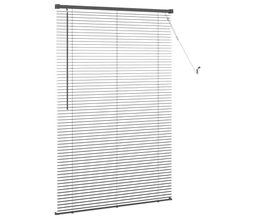 Venecijos Žaliuzės Sidabrinė Pilka 150 X 90 Cm Pvc