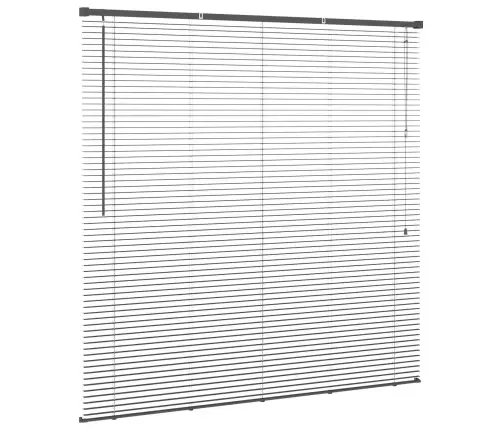 Veneetsia Rulo Reguleeritav Hõbehall 150 X 150 Cm Pvc