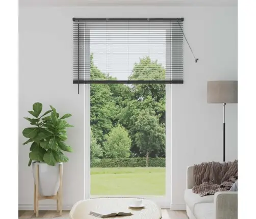 Venecijos Žaliuzės Sidabrinė Pilka 213 X 130 Cm Pvc