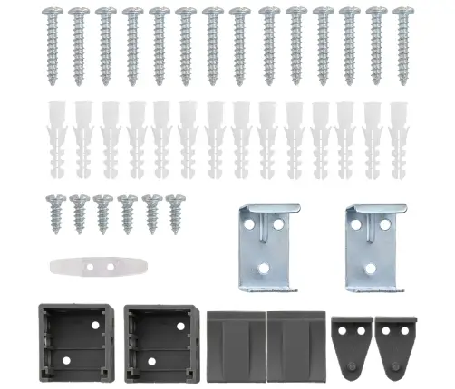 Venēcijas Žalūzija Sudrabaini Pelēks 213 X 140 Cm Pvc Vidaxl