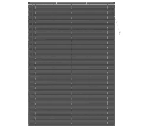 Venēcijas Žalūzija Sudrabaini Pelēks 213 X 150 Cm Pvc Vidaxl