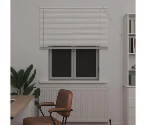 Veneetsia Rulo Reguleeritav Valge 150 X 120 Cm Pvc