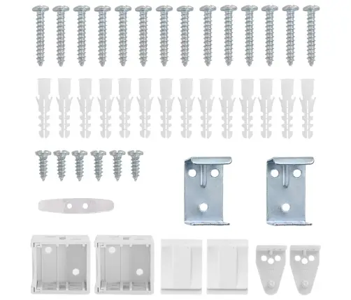 Venēcijas Žalūzija Regulējams Balts 150 X 150 Cm Pvc Vidaxl