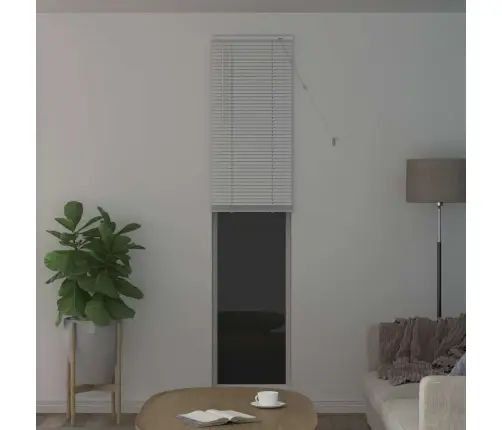 Venēcijas Žalūzija Regulējams Balts 213 X 40 Cm Pvc Vidaxl