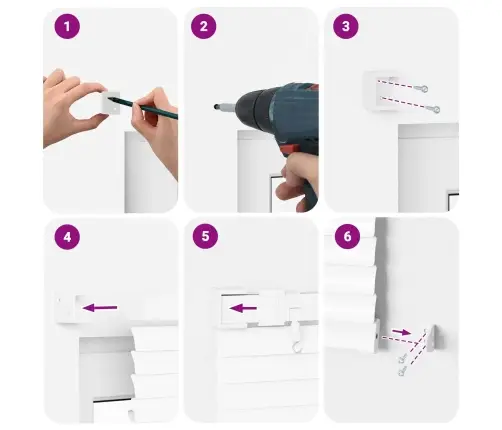 Veneetsia Rulo Reguleeritav Valge 213 X 90 Cm Pvc