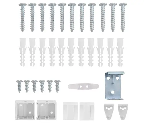 Venecijos Žaliuzės Reguliuojamas Balta 213 X 110 Cm Pvc