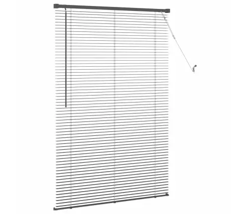 Veneetsia Rulo Reguleeritav Must 150 X 80 Cm Pvc