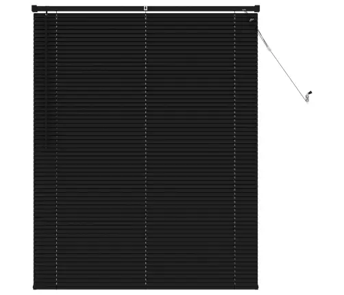 Venecijos Žaliuzės Reguliuojamas Juoda 150 X 120 Cm Pvc