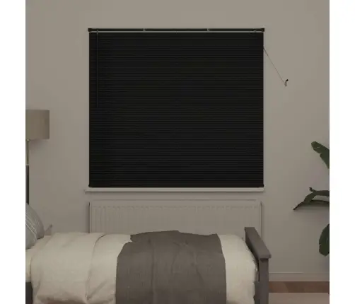 Venecijos Žaliuzės Reguliuojamas Juoda 150 X 140 Cm Pvc