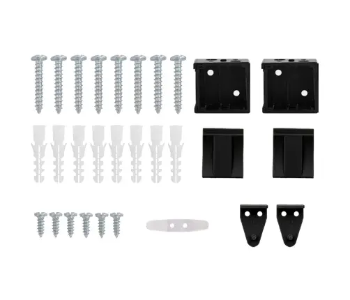 Venēcijas Žalūzija Regulējams Melna 213 X 40 Cm Pvc Vidaxl