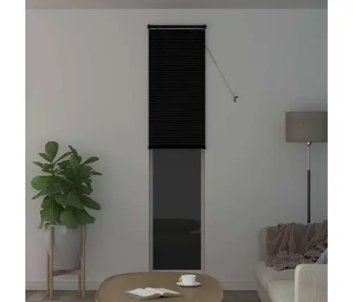 Venēcijas Žalūzija Regulējams Melna 213 X 40 Cm Pvc Vidaxl