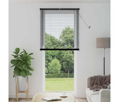 Veneetsia Rulo Reguleeritav Must 213 X 90 Cm Pvc