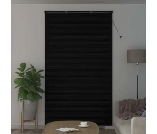 Venecijos Žaliuzės Reguliuojamas Juoda 213 X 150 Cm Pvc
