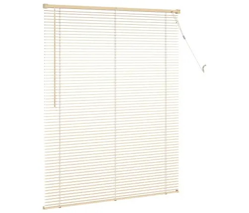 Veneetsia Rulo Reguleeritav Helepruun Mustriga 150 X 120 Cm Pvc