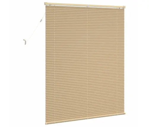 Veneetsia Rulo Reguleeritav Helepruun Mustriga 150 X 120 Cm Pvc