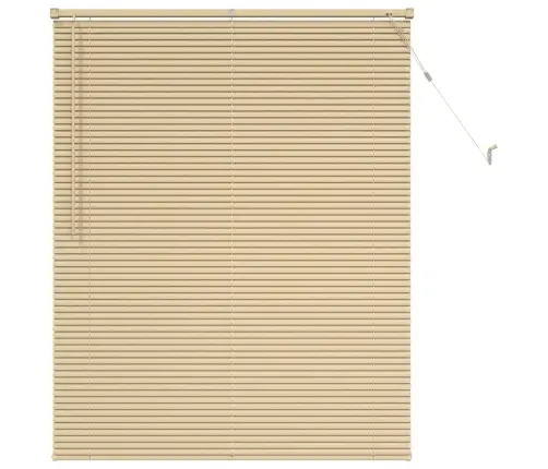 Veneetsia Rulo Reguleeritav Helepruun Mustriga 150 X 120 Cm Pvc