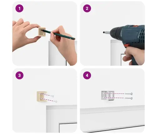 Veneetsia Rulo Reguleeritav Helepruun Mustriga 150 X 140 Cm Pvc