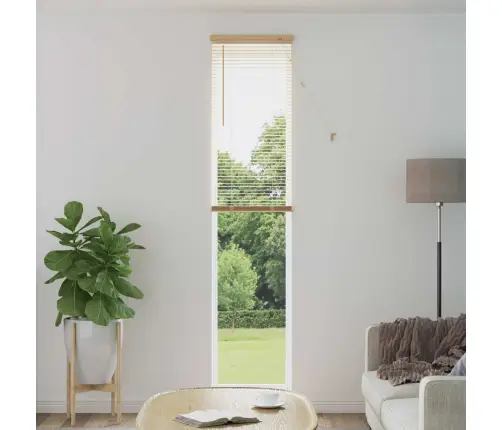 Venecijos Žaliuzės Šviesiai Ruda Su Raštu 213 X 60 Cm Pvc