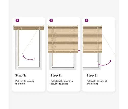 Veneetsia Rulo Reguleeritav Helepruun Mustriga 213 X 120 Cm Pvc