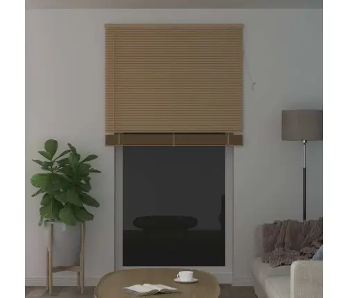 Veneetsia Rulo Reguleeritav Helepruun Mustriga 213 X 120 Cm Pvc