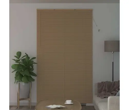 Veneetsia Rulo Reguleeritav Helepruun Mustriga 213 X 160 Cm Pvc