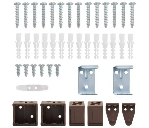 Venecijos Žaliuzės Tamsiai Rudas Su Medžio Raštu 160 X 150 Cm