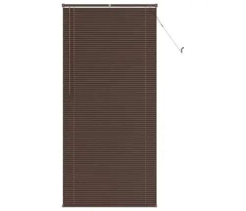 Venecijos Žaliuzės Tamsiai Ruda Su Raštu 213 X 80 Cm Pvc