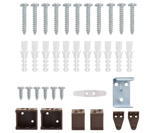 Veneetsia Rulo Reguleeritav Tumepruun Mustriga 213 X 120 Cm Pvc