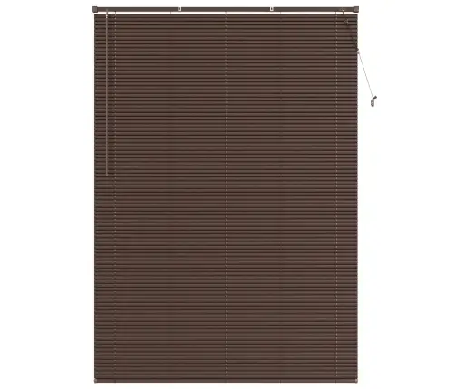 Veneetsia Rulo Reguleeritav Tumepruun Mustriga 213 X 130 Cm Pvc