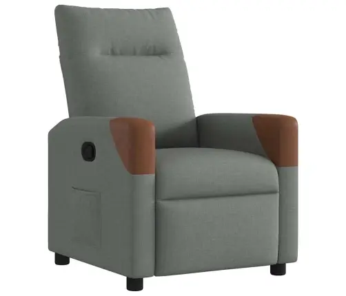 Atzveltnes Krēsls Tumši Pelēks 69 X 86 X 100 Cm Audums Vidaxl