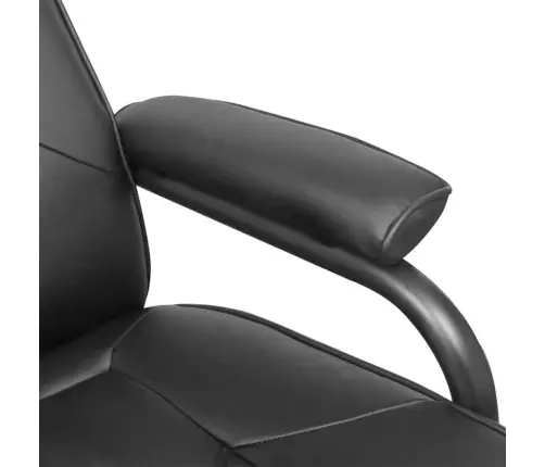 Atzveltnes Krēsls Melna 66,5 X 75 X 99 Cm Mākslīgā Āda Vidaxl