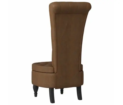 Šlepetė Krėslas Ruda 56,5 X 70 X 110 Cm Dirbtinė Suedė Oda