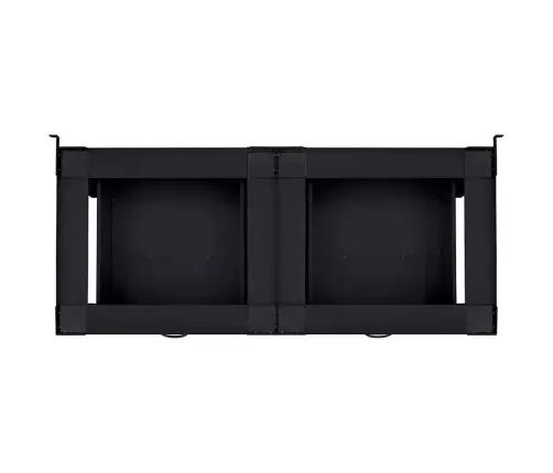 Skalbyklės Pjedestalas 2 Pcs Juoda 127 X 54,5 X 32,5 Cm Plienas