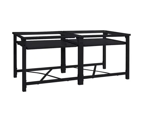 Veļas Mazgājamā Mašīna Uzpaliks 2 Pcs Melna 64 X 55 X 32.5 Cm Vidaxl