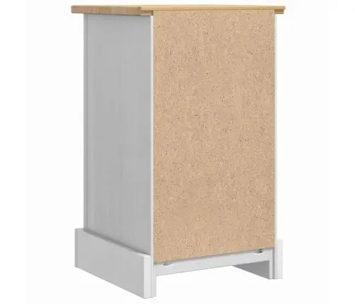 Naktinis Staliukas Su Stalčių Balta 35 X 32,5 X 58 Cm