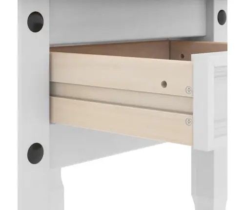 Žurnalinis Staliukas Su Stalčių Balta 50 X 50 X 50 Cm